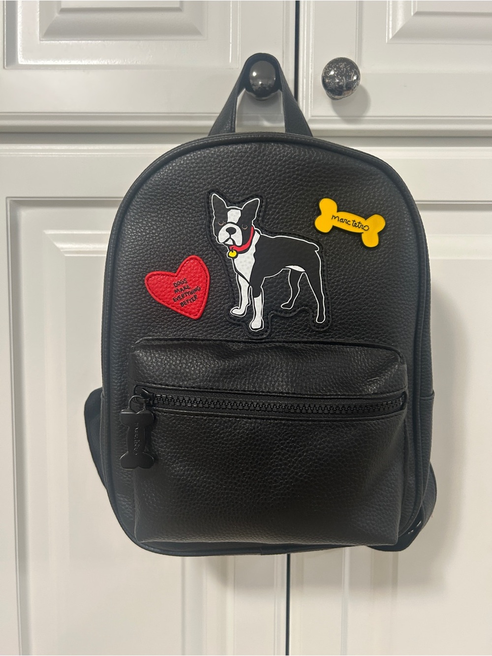 Marc Tetro Black Dog Patch Mini Backpack